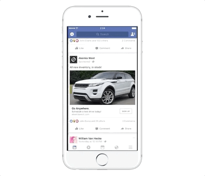 Facebook lead ads
