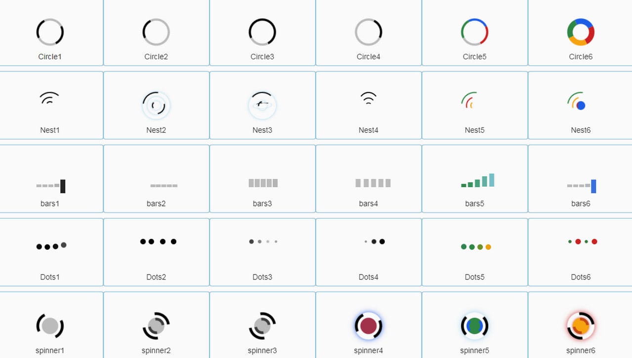 50+ Pure CSS3 Free Preloaders by Sahar Ali Raza