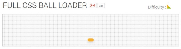 Full CSS Ball Loader