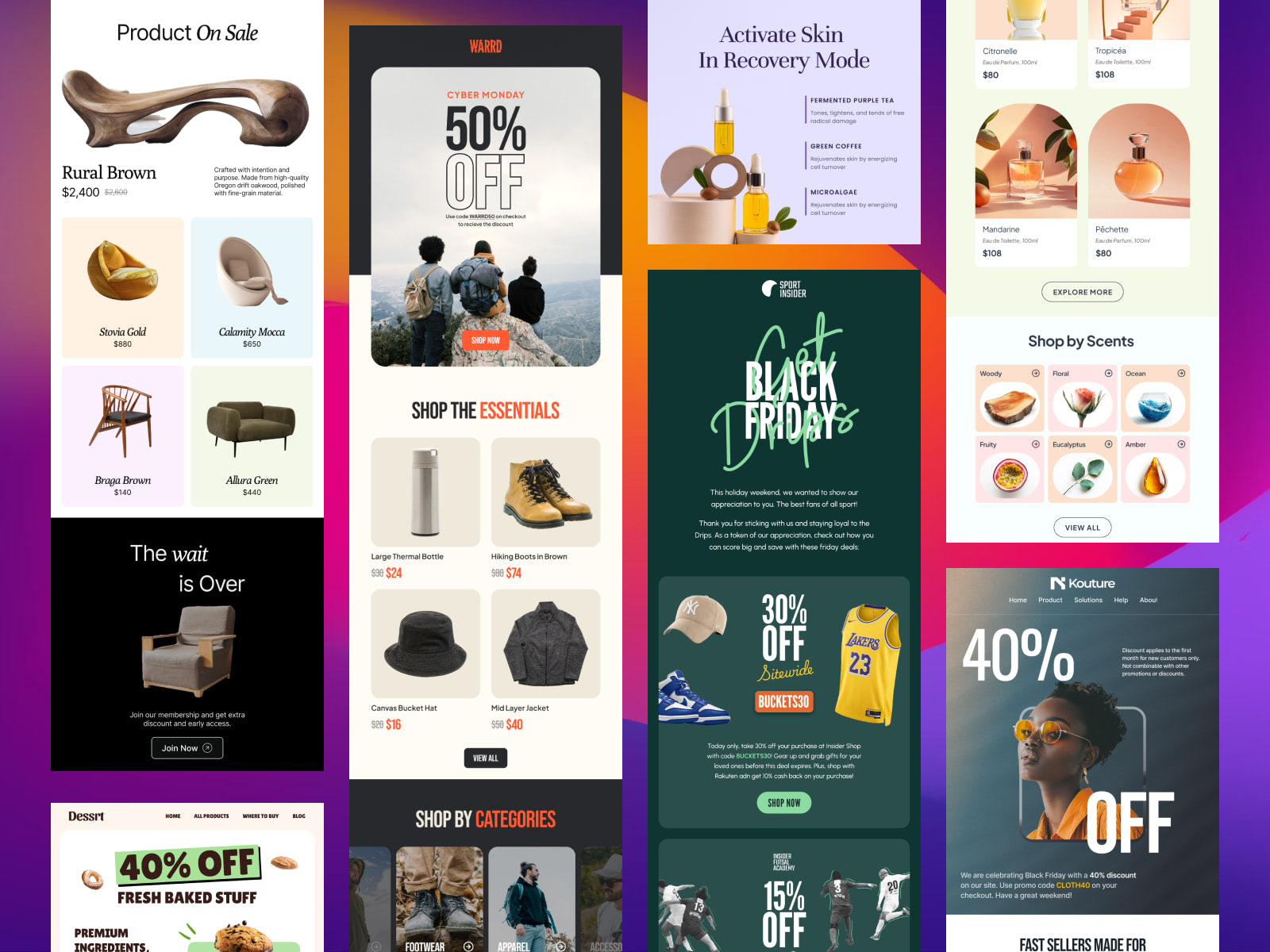 Black Friday email templates