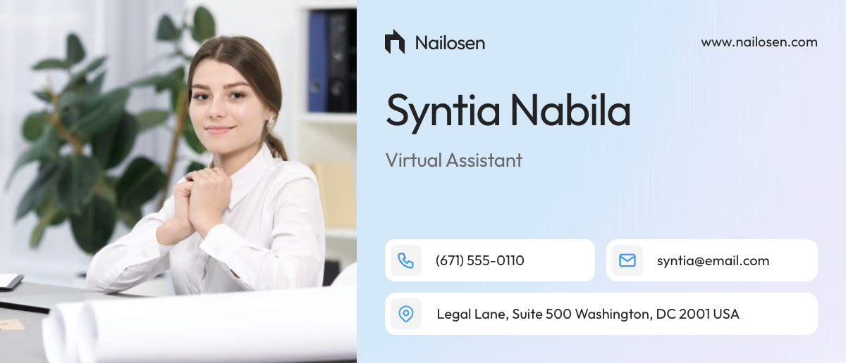 Virtual Assistant Email Signature Template