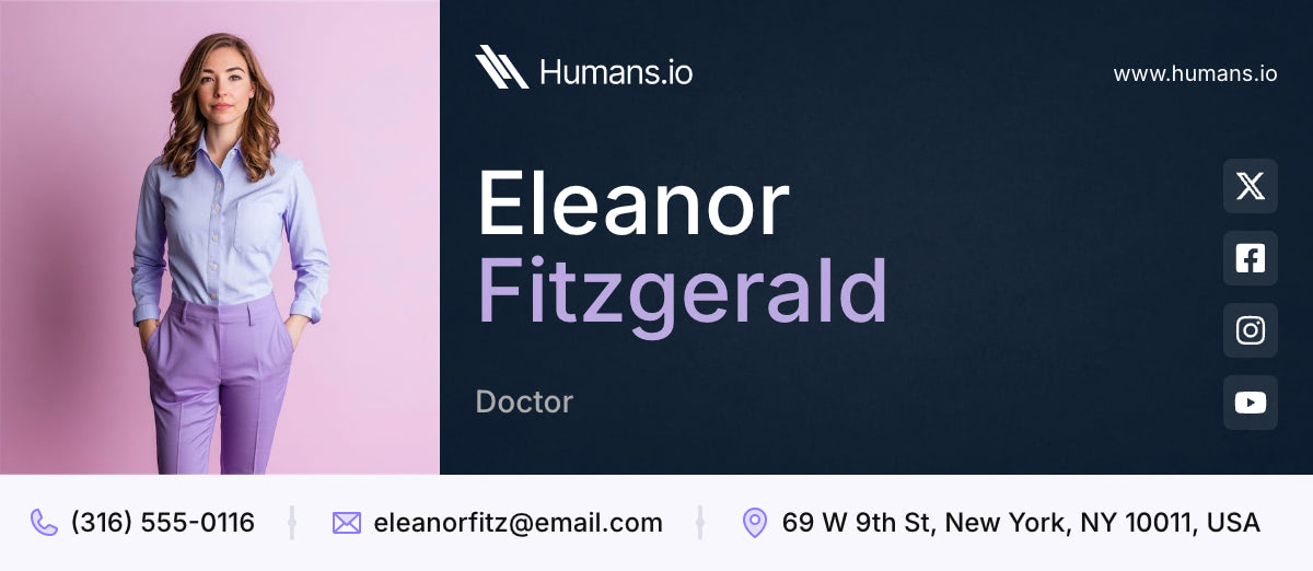 Doctor Email Signature Template