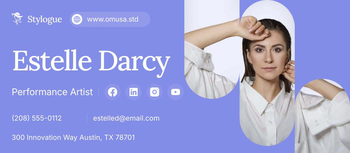 Artist Email Signature Template