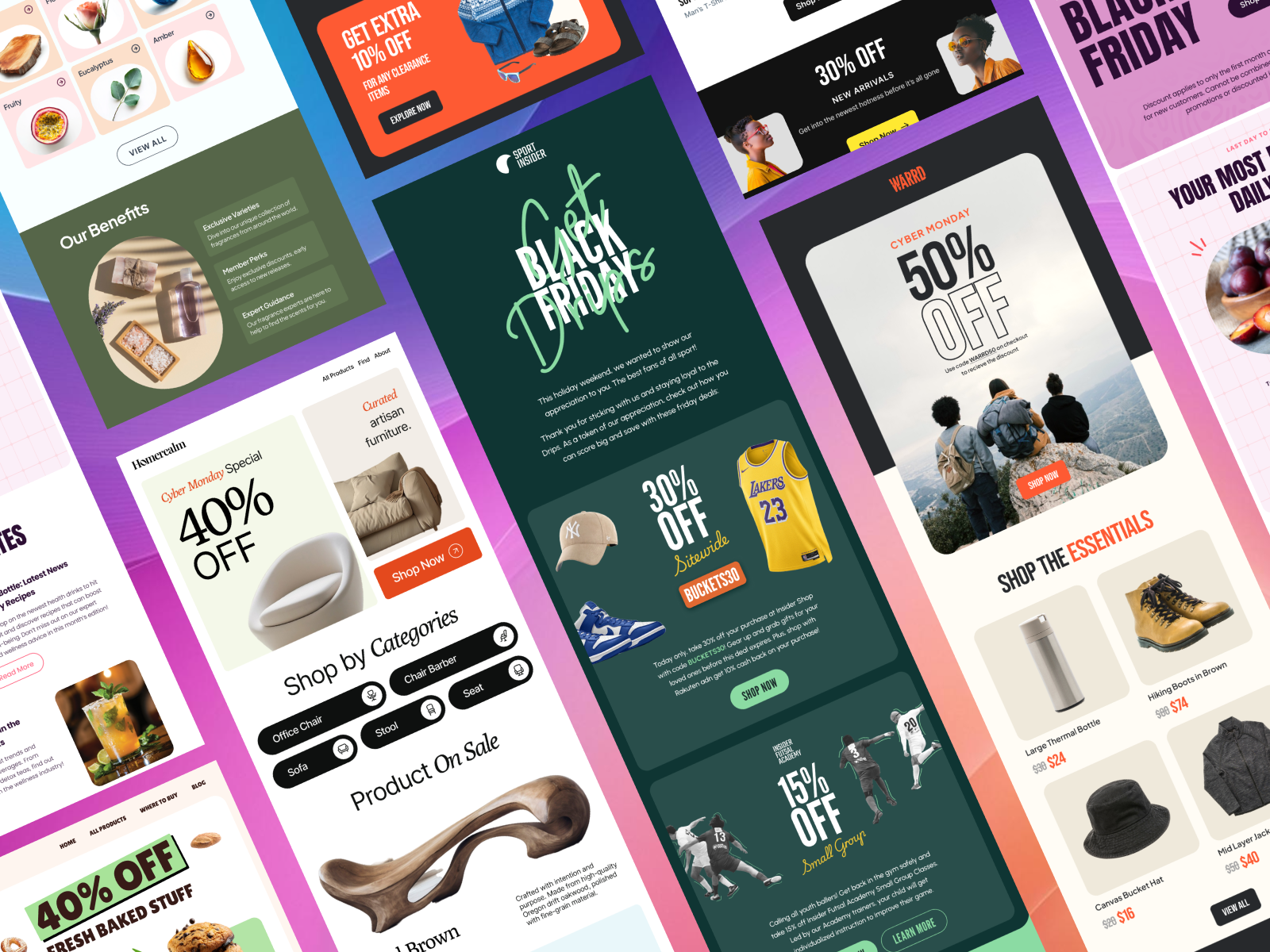 Black Friday Emails by Designmodo