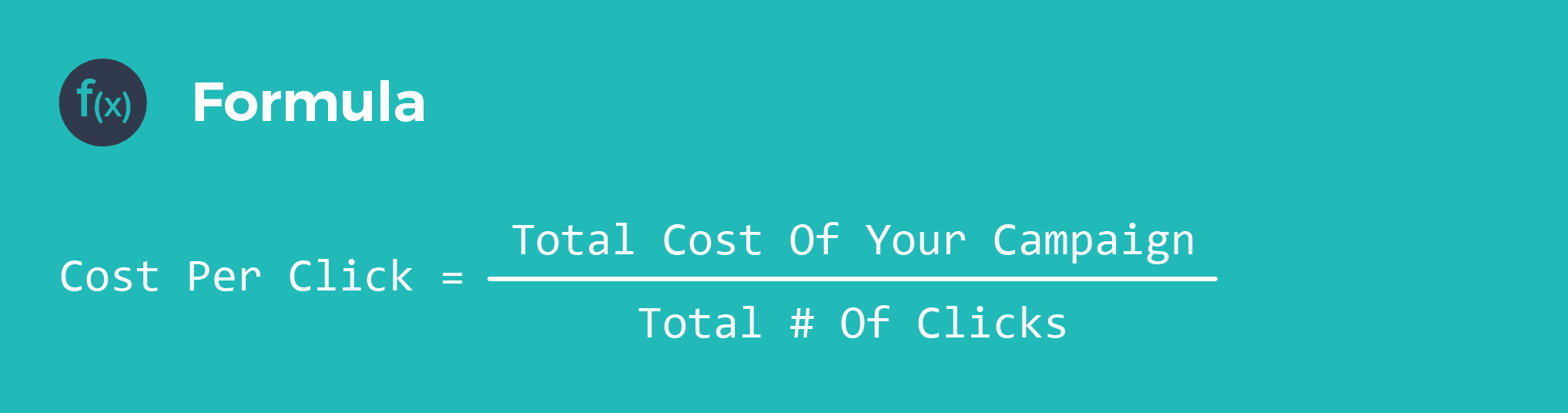 cost per click formula
