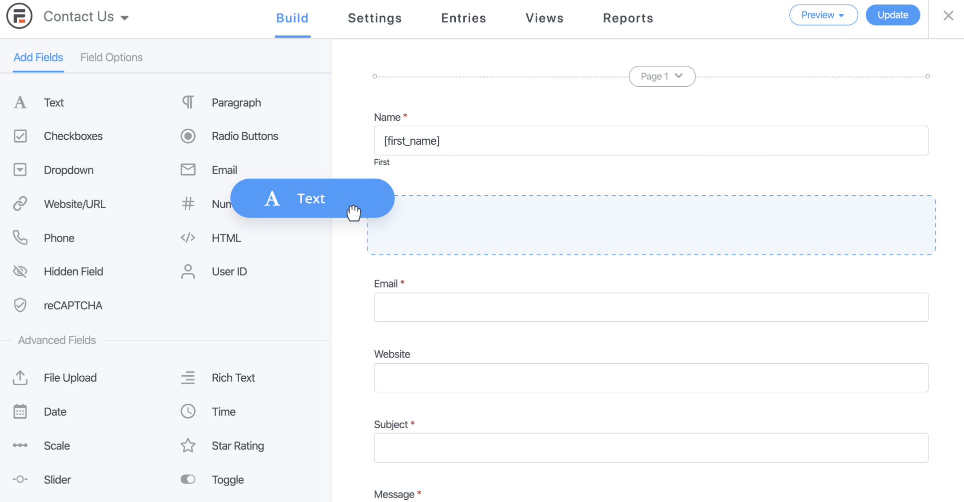 formidable forms wordpress online form builder