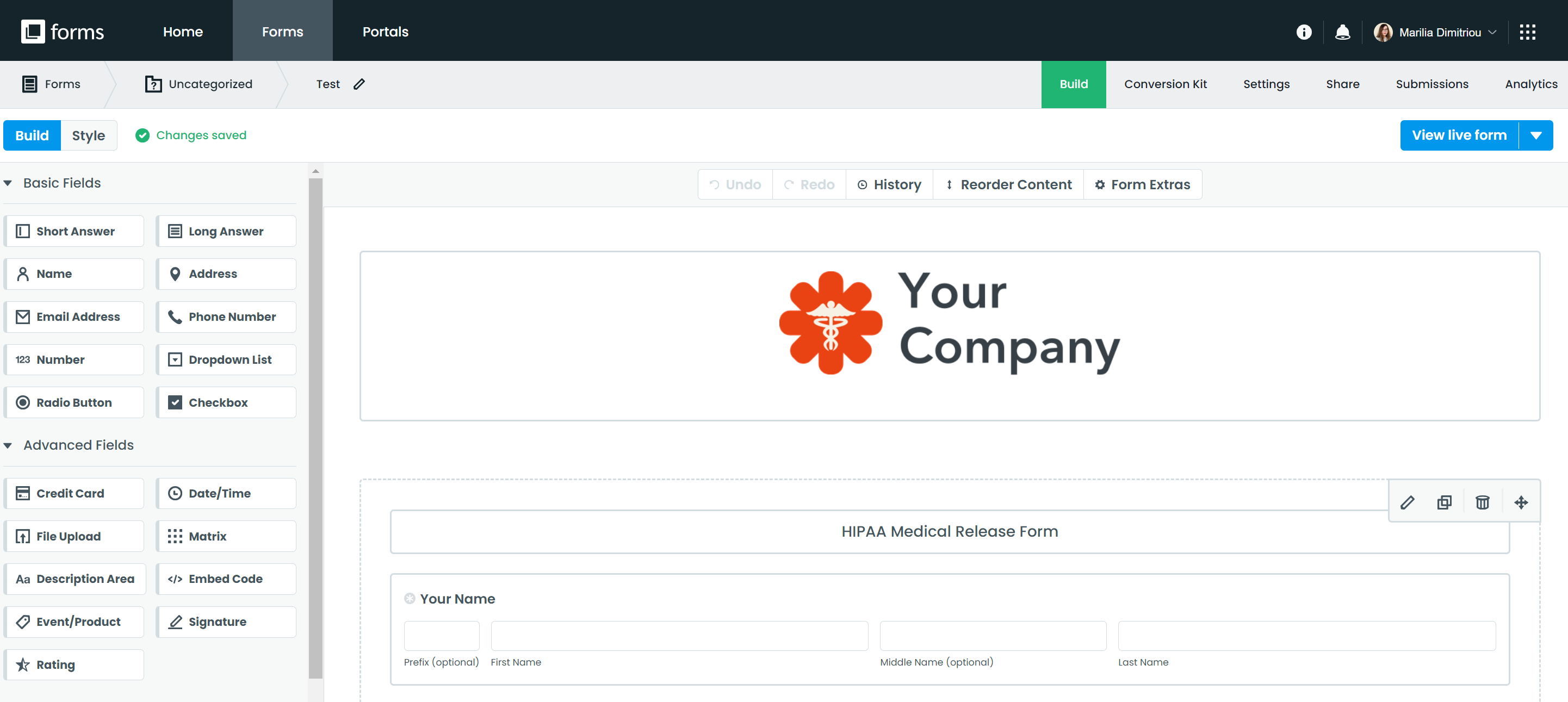 formstack form maker