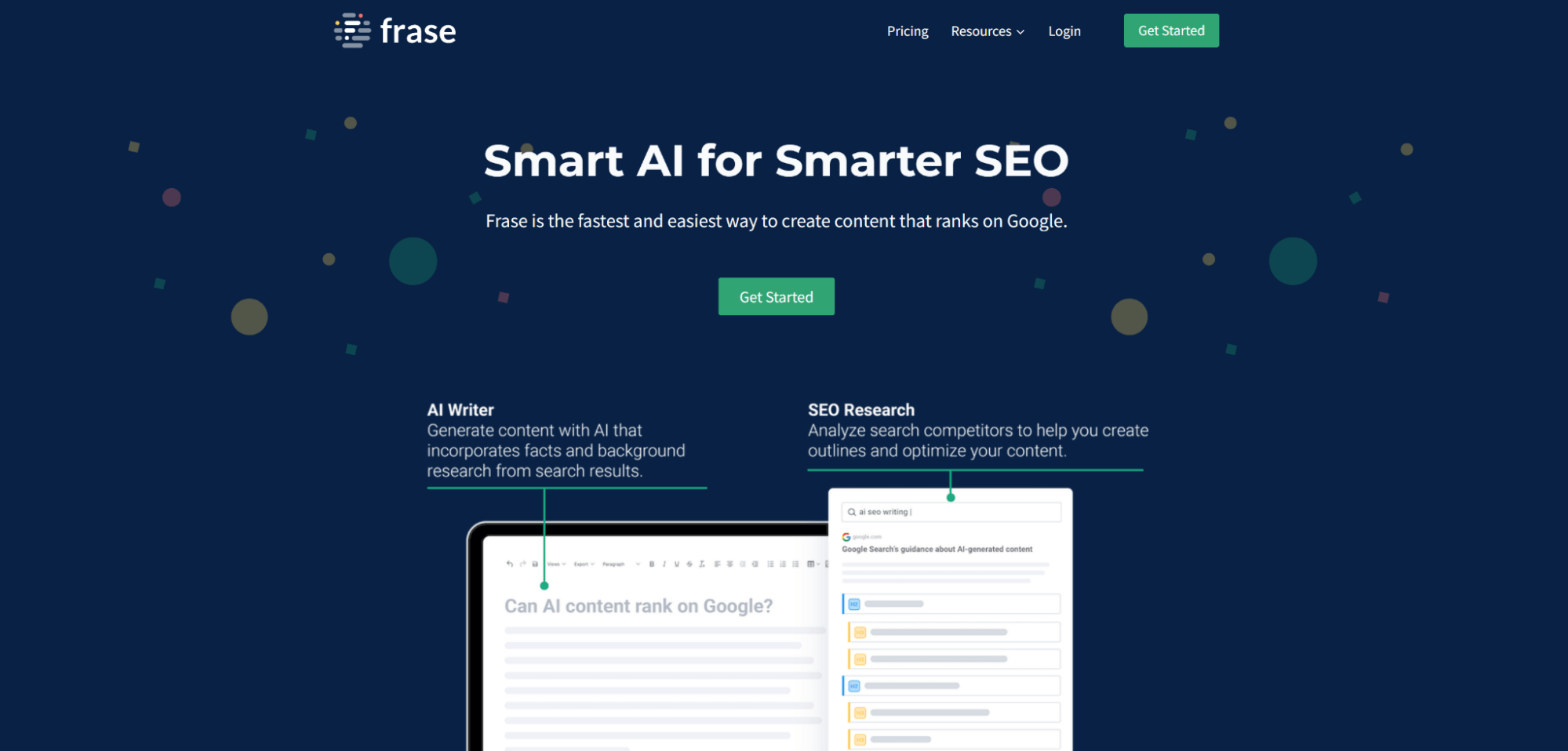Frase SEO platform