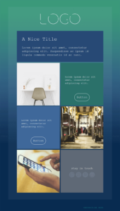 image gallery newsletter template