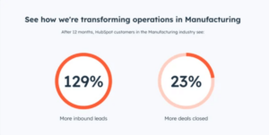 landing page infographic example