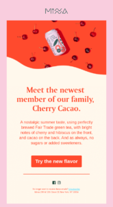 product announcement email marketing benefit