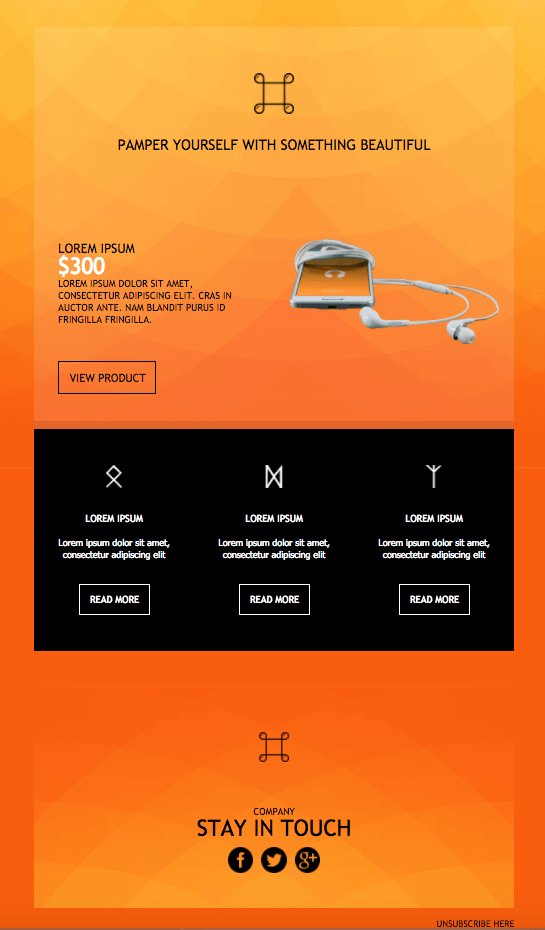 product launch email template